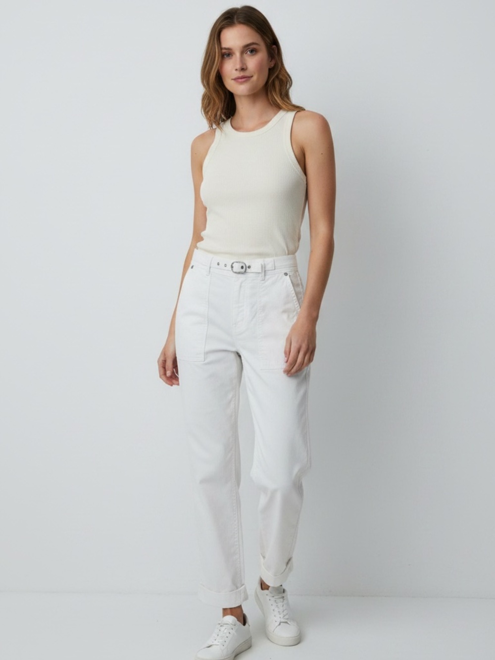 Rag & bone field pants in vintage white